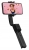 Gimbal Hohem iSteady Q czarny ze smartfonem w poziomie, trzymany jak selfie stick bez statywu