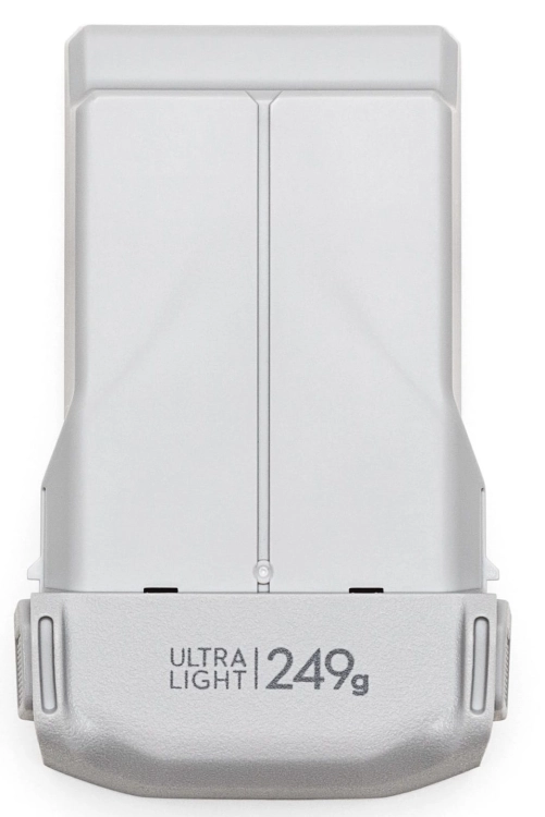 Akumulator DJI Mini 3 Pro od góry, napis Ultra Light 249 g