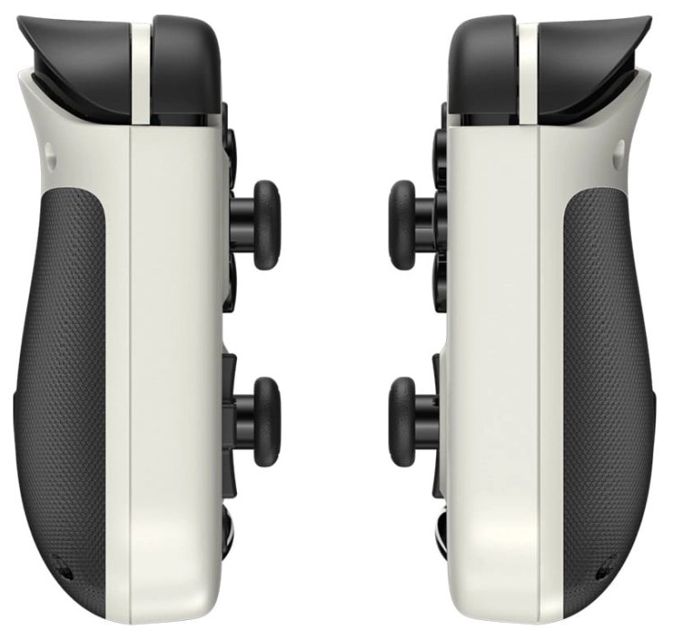 Kontroler mobilny GameSir X2 Pro USB-C biały – oba uchwyty z boku, ergonomiczne gripy
