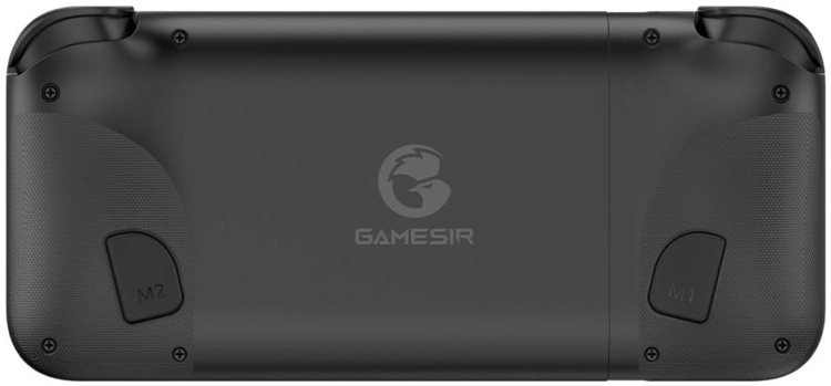 Kontroler mobilny GameSir X2 Pro czarny – tył obudowy z logo GameSir, widok z tyłu
