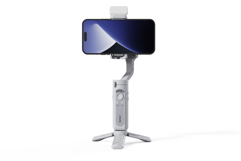 Hohem iSteady XE z tripodem.png