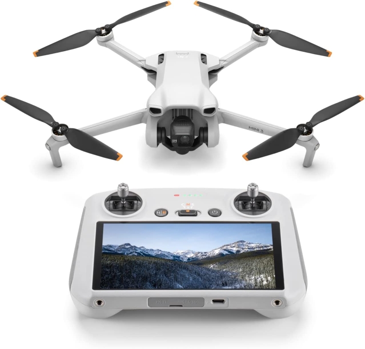 Dron 249g DJI Mini 3 + DJI RC 4K 38 min GPS 6 km