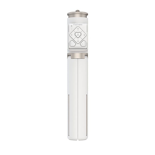 statyw Hohem RS01 z pilotem zdalnego sterowania - biały - złożony.jpg