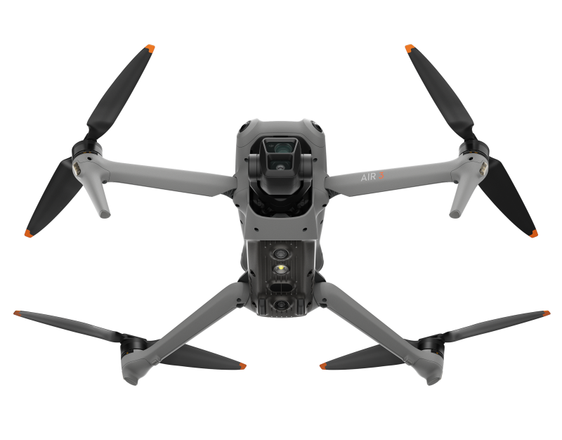 DJI Air 3 (RC-N2) - zaawansowany dron z dwoma kamerami, możliwością nagrywania w 4K HDR i inteligentnymi funkcjami.