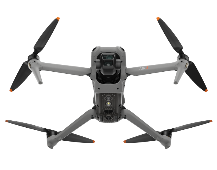 DJI Air 3 (RC2) - zaawansowany dron z dwoma kamerami, możliwością nagrywania w 4K HDR i inteligentnymi funkcjami.