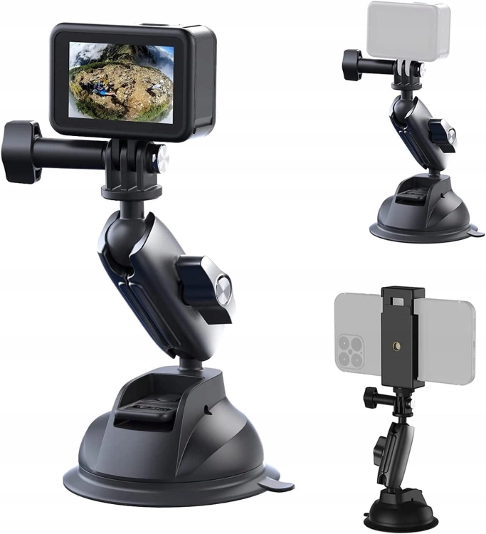 Przyssawka / Uchwyt 360° TELESIN do kamer sportowych