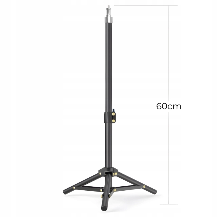 Statyw Hohem T60 60 cm uniwersalny – maksymalnie rozłożony z oznaczeniem wysokości 60 cm
