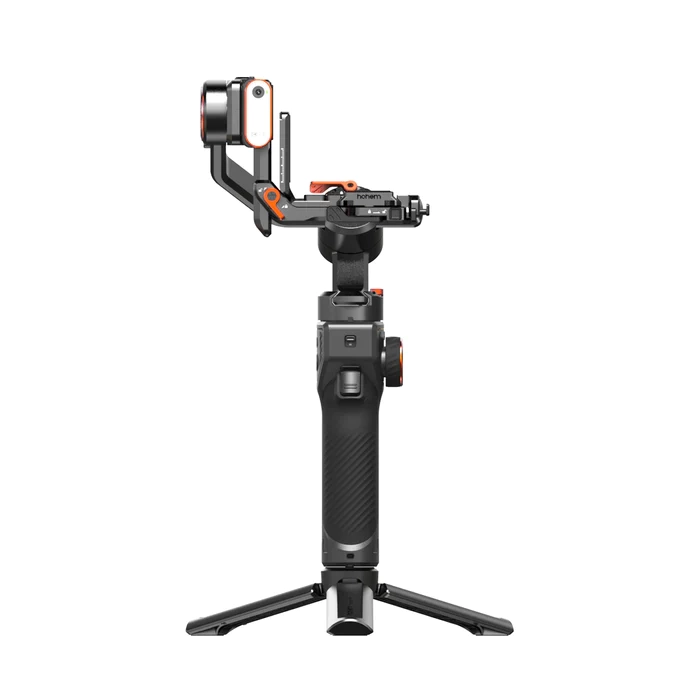 Gimbal Hohem iSteady MT2 Kit bez aparatu na mini statywie, widok z przodu