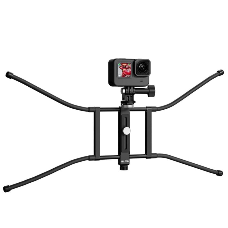Regulowany uchwyt na ogrodzenie do kamer sportowych/telefonów TELESIN
