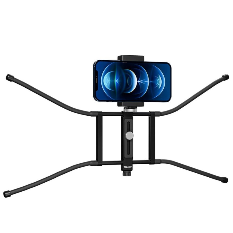 Regulowany uchwyt na ogrodzenie do kamer sportowych/telefonów TELESIN