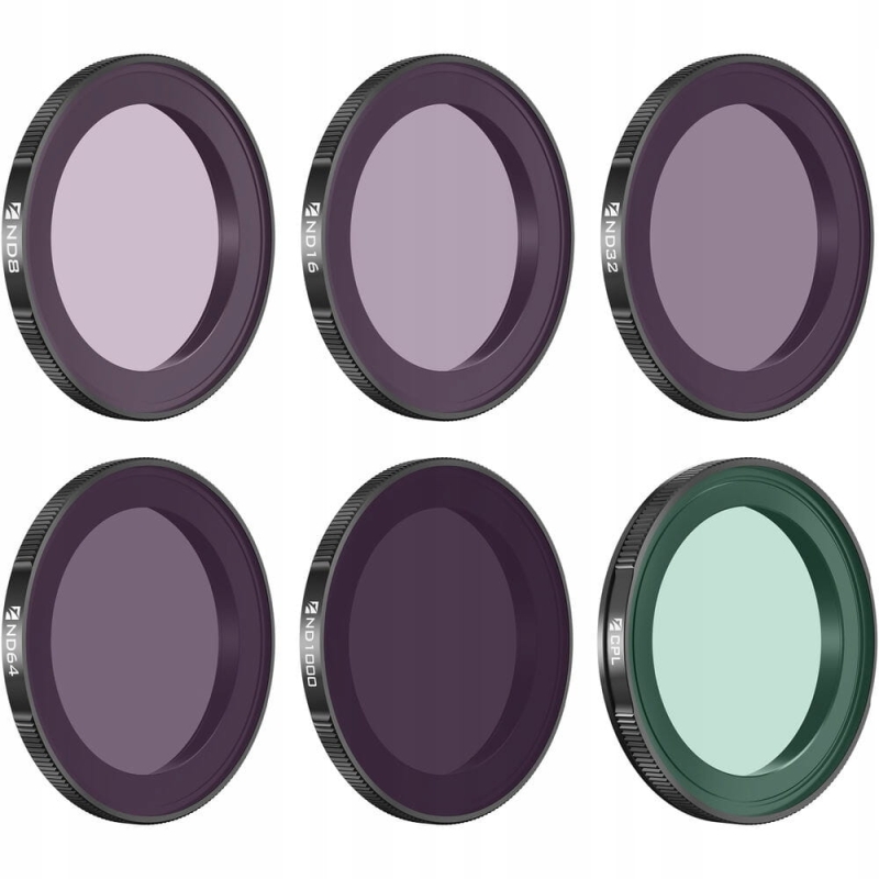 Zestaw 6 filtrów All Day Freewell do DJI Action 4 ND + CPL