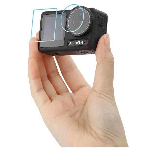 Zestaw szkieł ochronnych, hartowanych Sunnylife do DJI OSMO Action 4