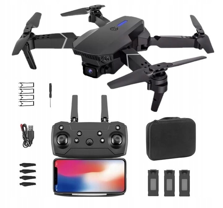 Zabawkowy dron Teng E90 z kamerą