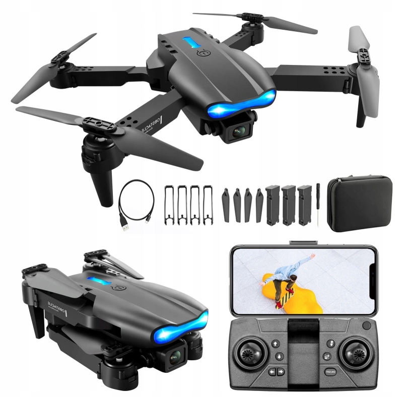 Zabawkowy dron dla dzieci Obstacle Pro WiFi K3 z kamerą