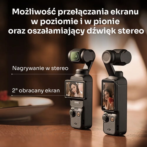 Łatwość obsługi i zaawansowana technologia: DJI Osmo Pocket 3