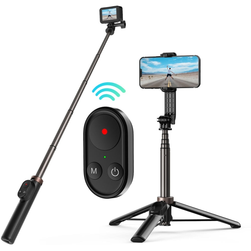 Selfie stick Telesin do kamer sportowych z pilotem BT