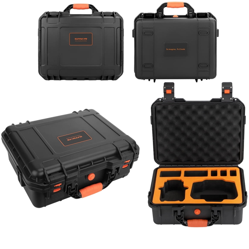 Walizka Case Etui Sunnylife do drona DJI Mini 4 Pro - różne perspektywy