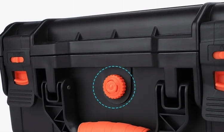 Walizka Case Etui Sunnylife do drona DJI Mini 4 Pro - zwór ciśnieniowy