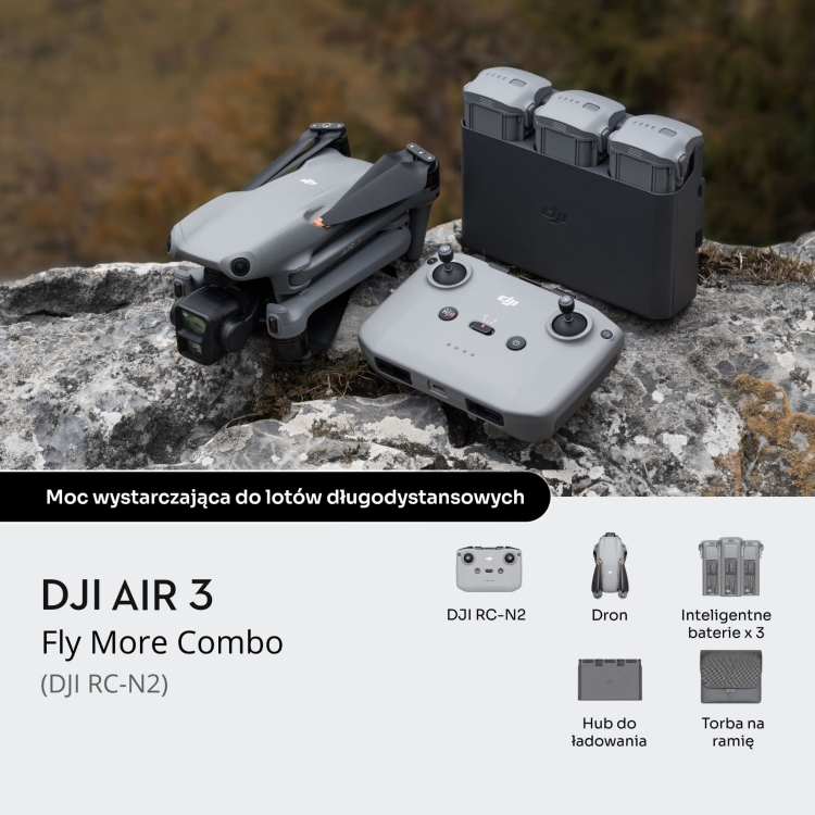 Dron DJI Air 3 Fly More Combo (DJI RC-N2).jpg