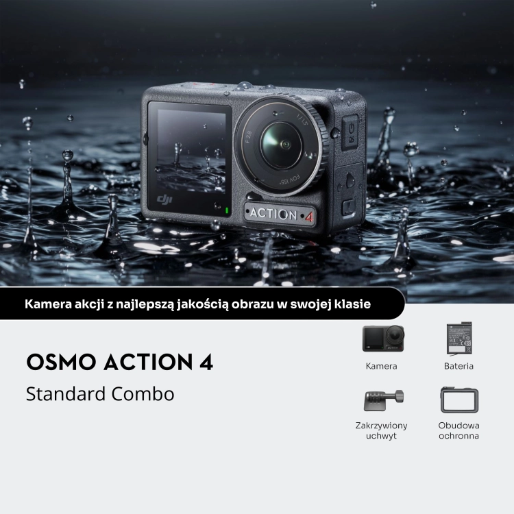 Kamera sportowa DJI Osmo Action 4 Standard Combo.webp