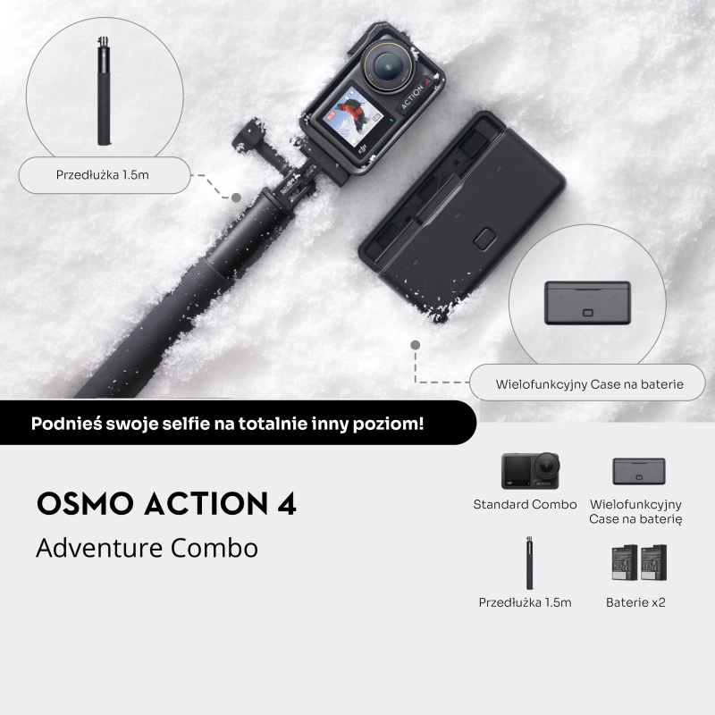 Kamera Sportowa DJI Osmo Action 4 Adventure Combo.webp