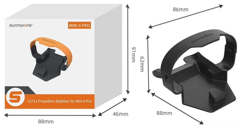 Blokada, zabezpieczenie śmigieł Sunnylife do DJI Mini 4 Pro (pomarańczowy)