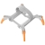 Podwyższenie podwozia Sunnylife do DJI Mini 4 Pro (pomarańczowy)