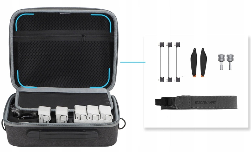 Etui, futerał Sunnylife na drona DJI Mini 4 Pro z akcesoriami
