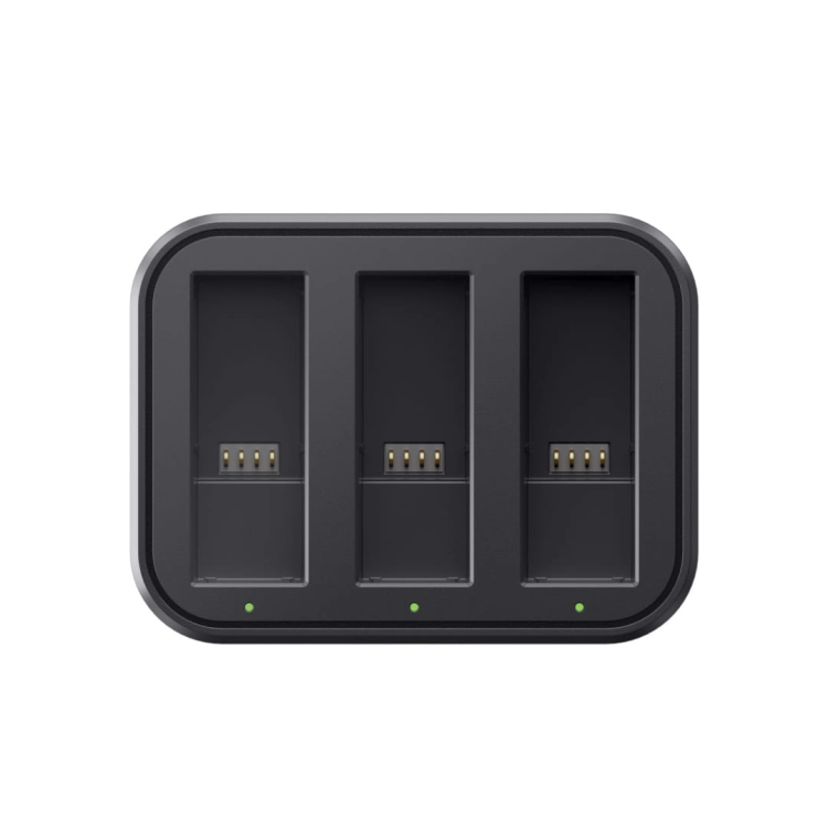 Ładowarka hub Insta360 Fast Charge do akumulatorów Ace / Ace Pro – trzy gniazda z diodami, z góry