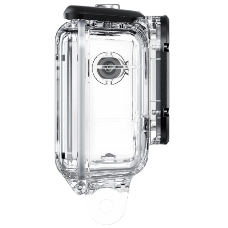 Obudowa wodoodporna Insta360 Ace Pro Dive Case – drugi bok z przyciskiem, widok z boku