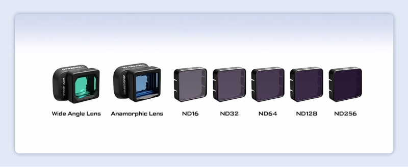 Zestaw 7 filtrów FREEWELL do DJI Mini 4 Pro - szerokokątny, anamorficzny, 5x ND