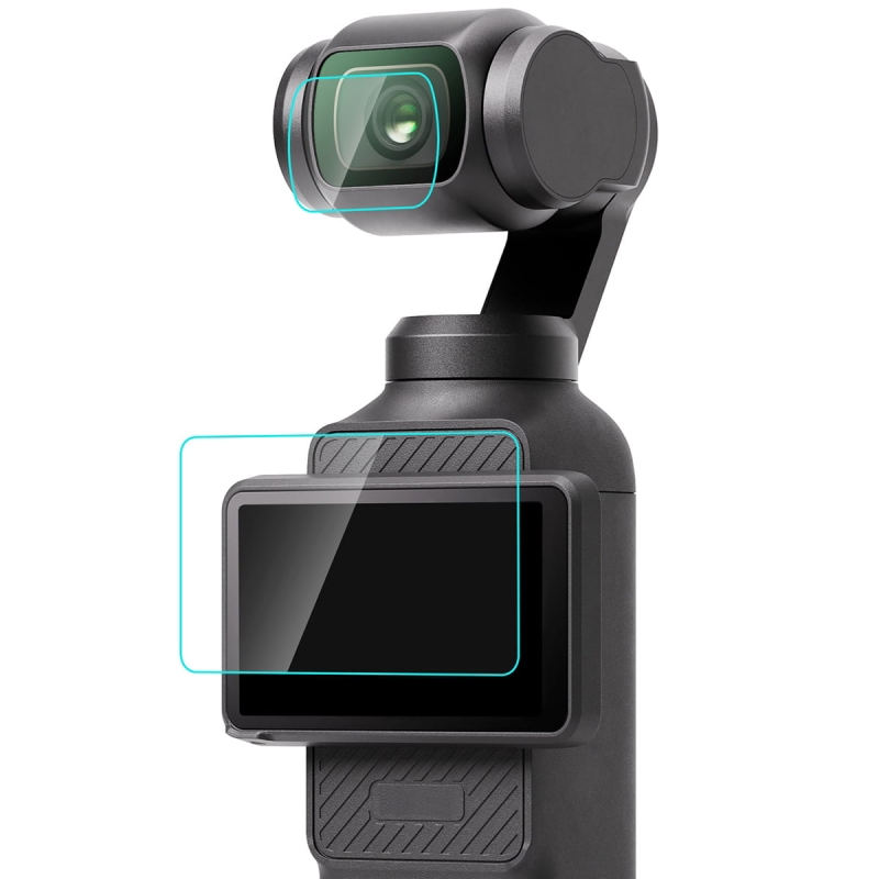 Szkło ochronne PULUZ na obiektyw i ekran DJI OSMO Pocket 3