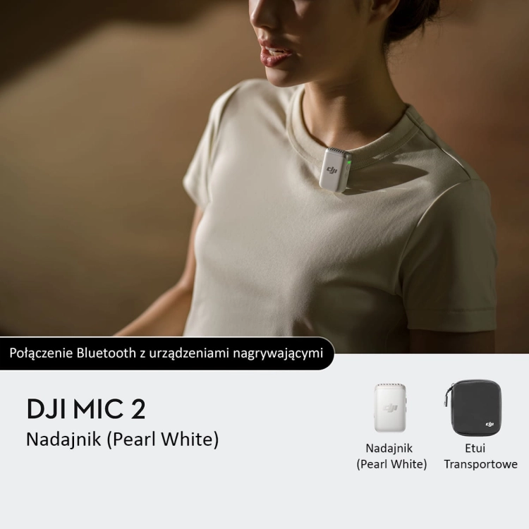 Nadajnik DJI Mic 2 (Pearl White)
