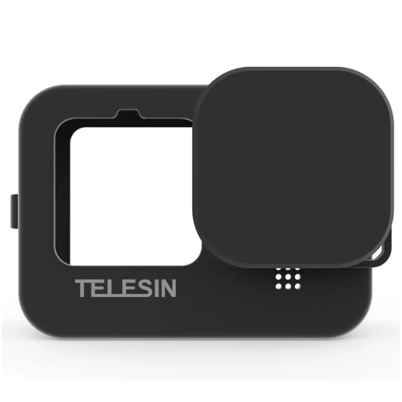 Silikonowa obudowa Telesin do GoPro Hero 12 / 11 / 10 / 9 (czarna)