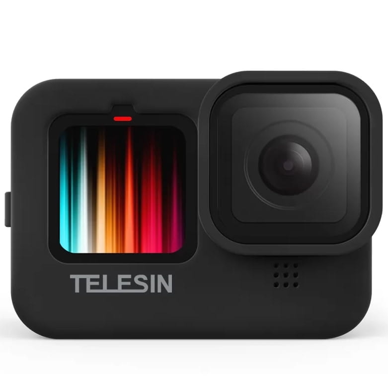 Silikonowa obudowa Telesin do GoPro Hero 12 / 11 / 10 / 9 (czarna)