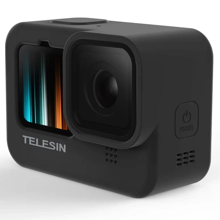 Silikonowa obudowa Telesin do GoPro Hero 12 / 11 / 10 / 9 (czarna)