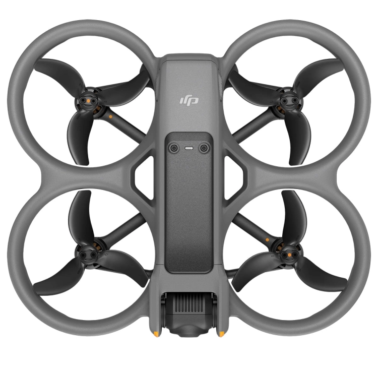 DJI Avata 2 z góry, ze śmigłami