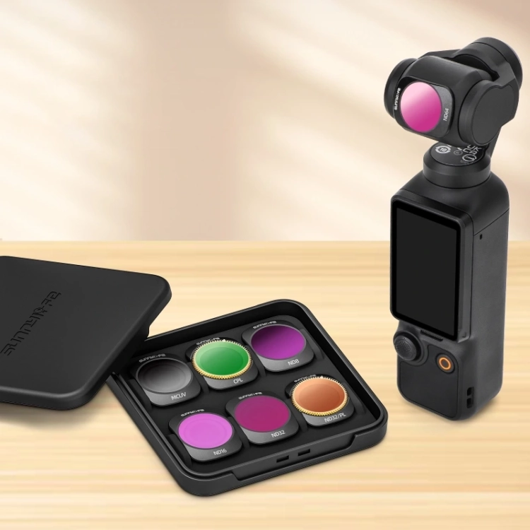 Zestaw 6 filtrów MCUV CPL ND8/16/32/64 Sunnylife do DJI Osmo Pocket 3