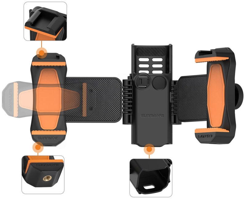 Uchwyt na dwa telefony Sunnylife do kamery DJI Osmo Pocket 3