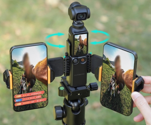 Uchwyt na dwa telefony Sunnylife do kamery DJI Osmo Pocket 3