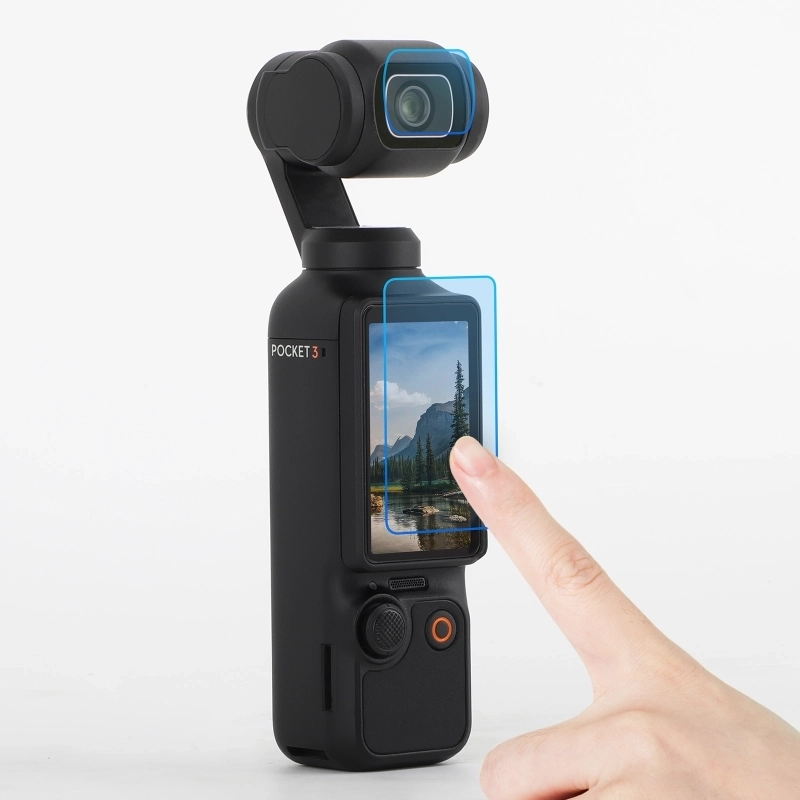 Szkło hartowane na ekran i obiektyw Sunnylife do DJI Osmo Pocket 3 (1+1)