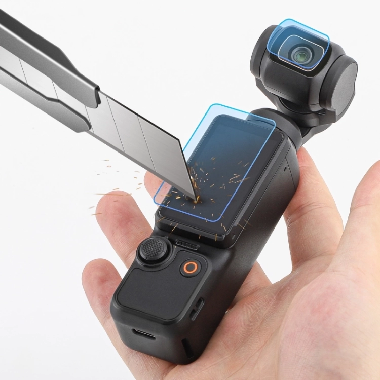 Szkło hartowane na ekran i obiektyw Sunnylife do DJI Osmo Pocket 3 (1+1)