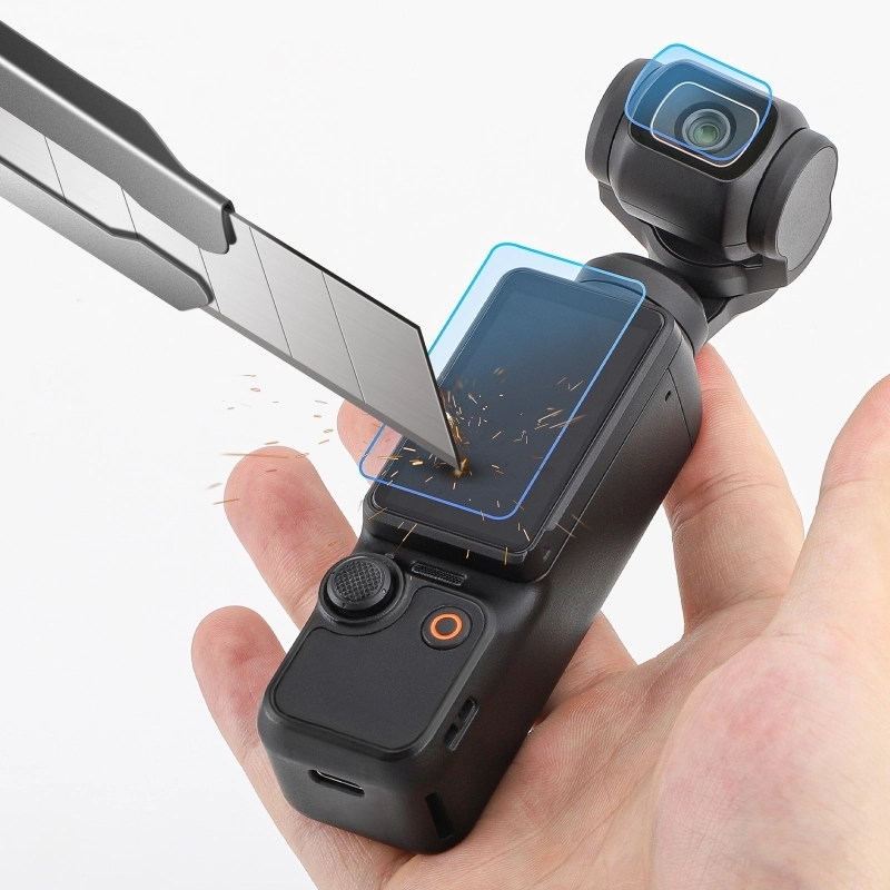Szkło hartowane na ekran i obiektyw Sunnylife do DJI Osmo Pocket 3 (1+1)