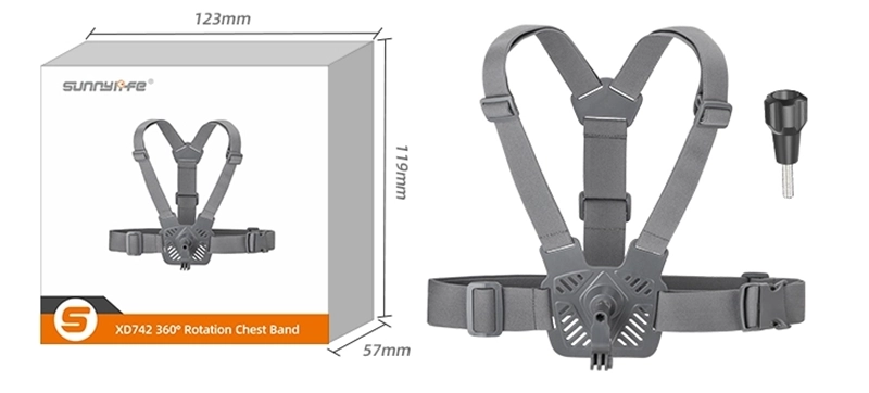 Szelki na klatkę piersiową Sunnylife do kamer sportowych
