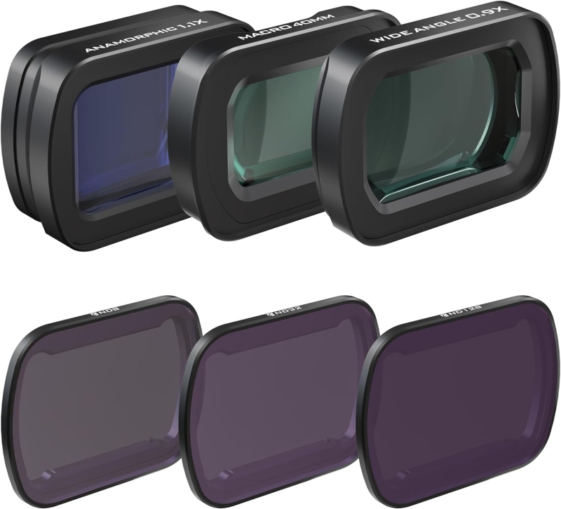Zestaw 6 filtrów CLWND Freewell DJI Osmo Pocket 3