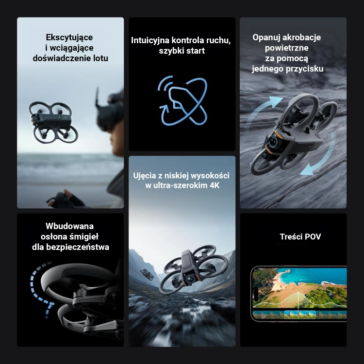Grafika: najważniejsze cechy DJI Avata 2