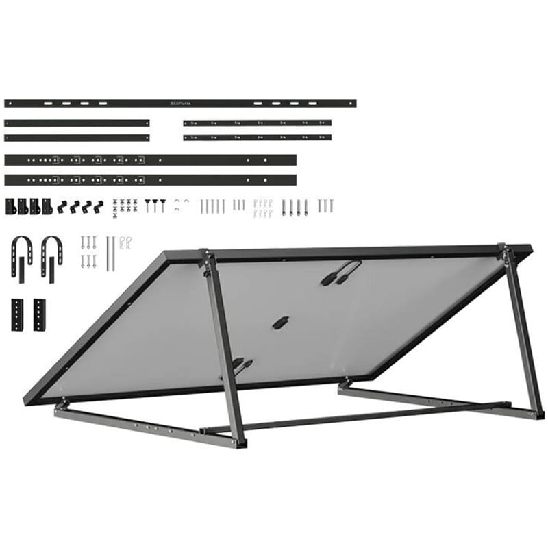 Regulowany uchwyt Ecoflow na panel PV 400W wolnostojący lub do montażu ściennego