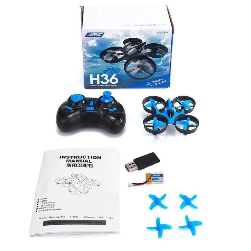 Zabawkowy dron na pilot, zdalnie sterowany dla dziecka JJRC H36