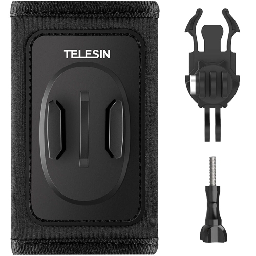 Mocowanie Telesin na pasek plecaka z uchwytem J-hook 360° do kamer sportowych