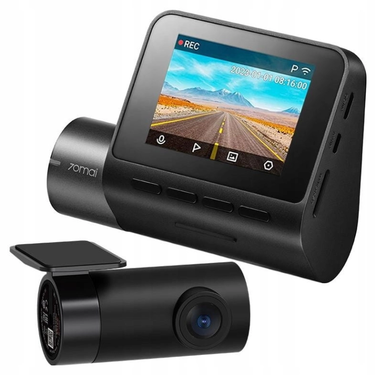 70mai Kamera Samochodowa Wideorejestrator Dash Cam A200 + Kamera cofania RC11 (Zestaw)